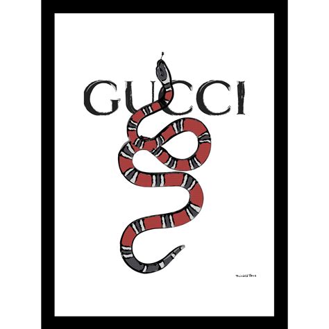 gucci snake poster